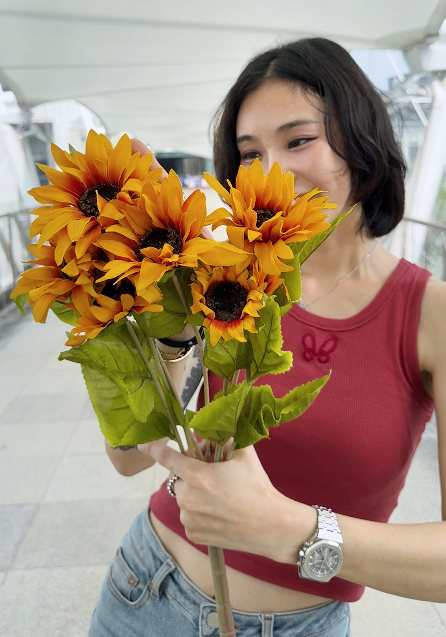 擬真太陽花（兩色）