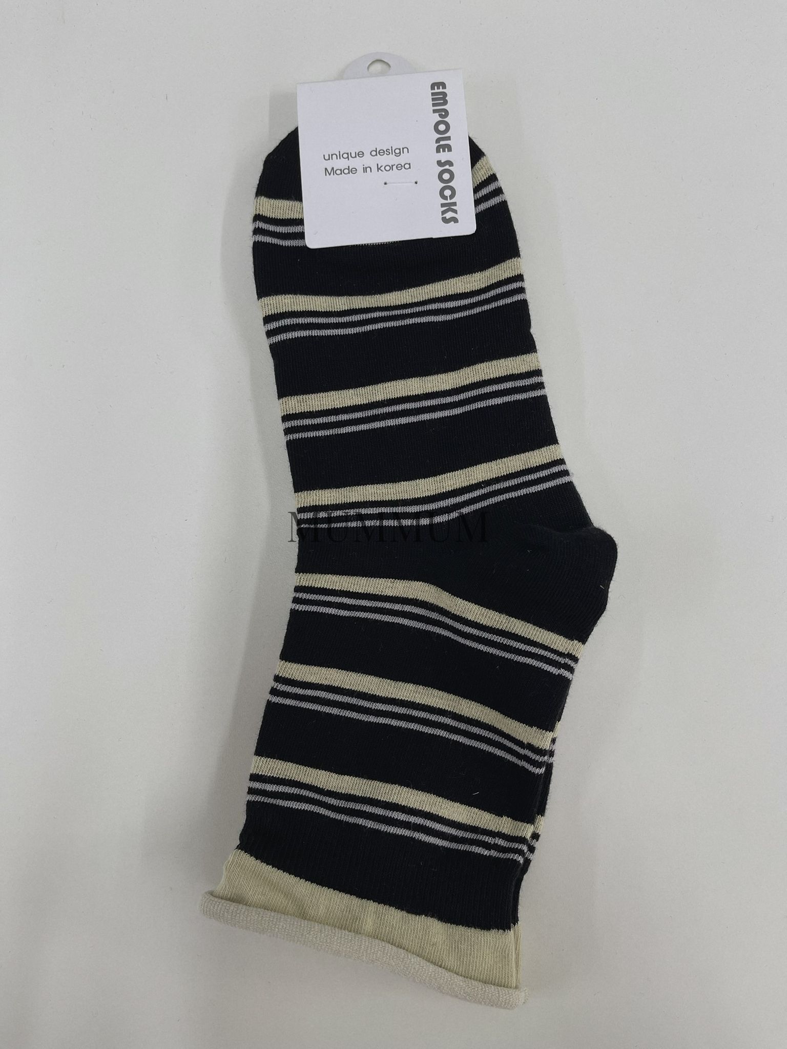 ac1065/撞色條紋學院風襪