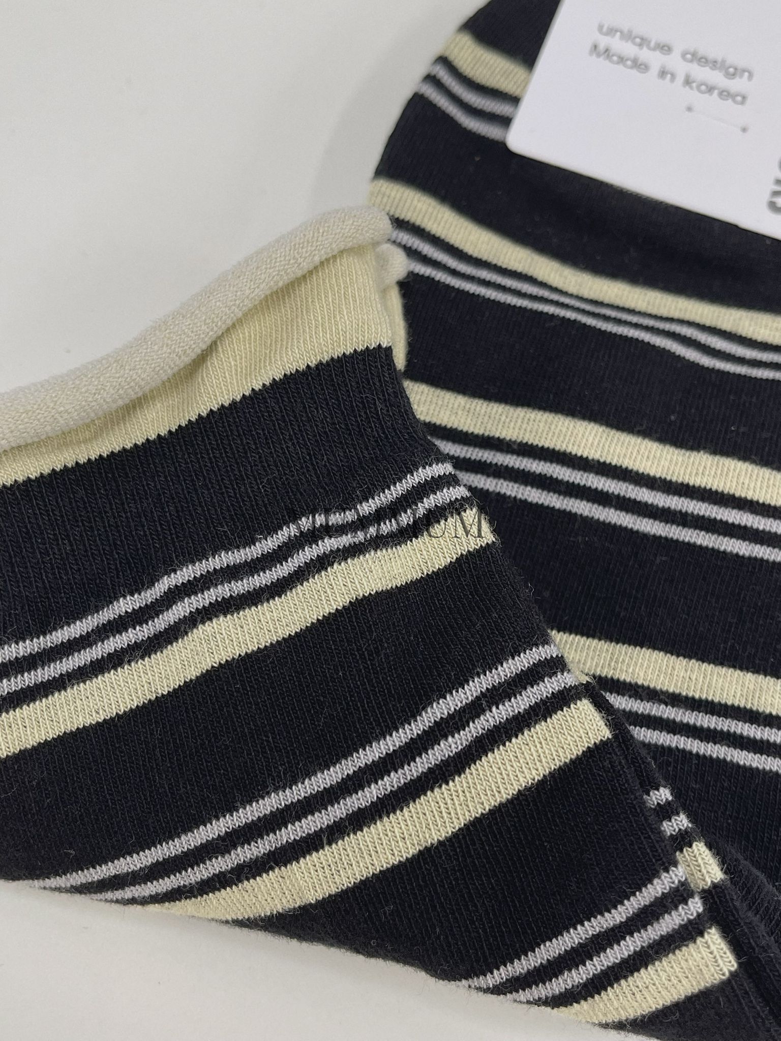 ac1065/撞色條紋學院風襪