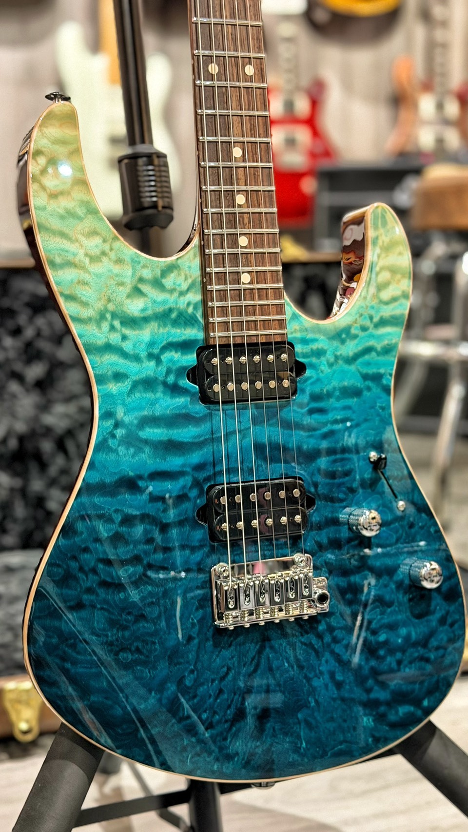 Suhr Modern SET-NECK Teal Fade Limited Edition 限量公司貨【宛伶樂器】