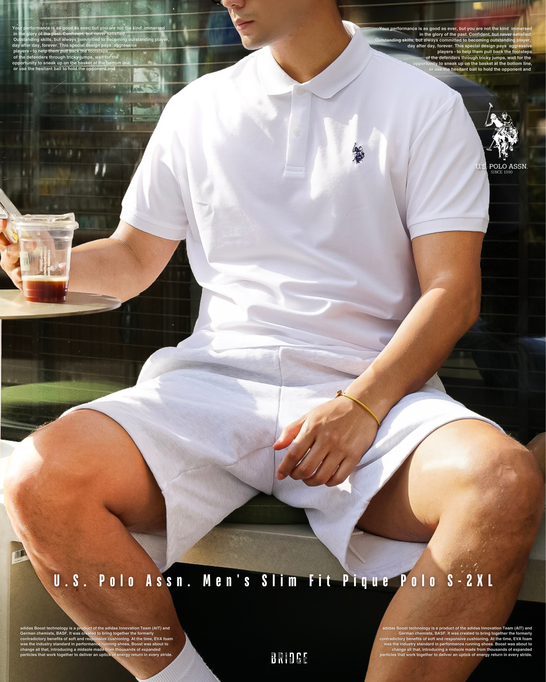 『限時突發對折！速度！』US POLO 老錢白POLO