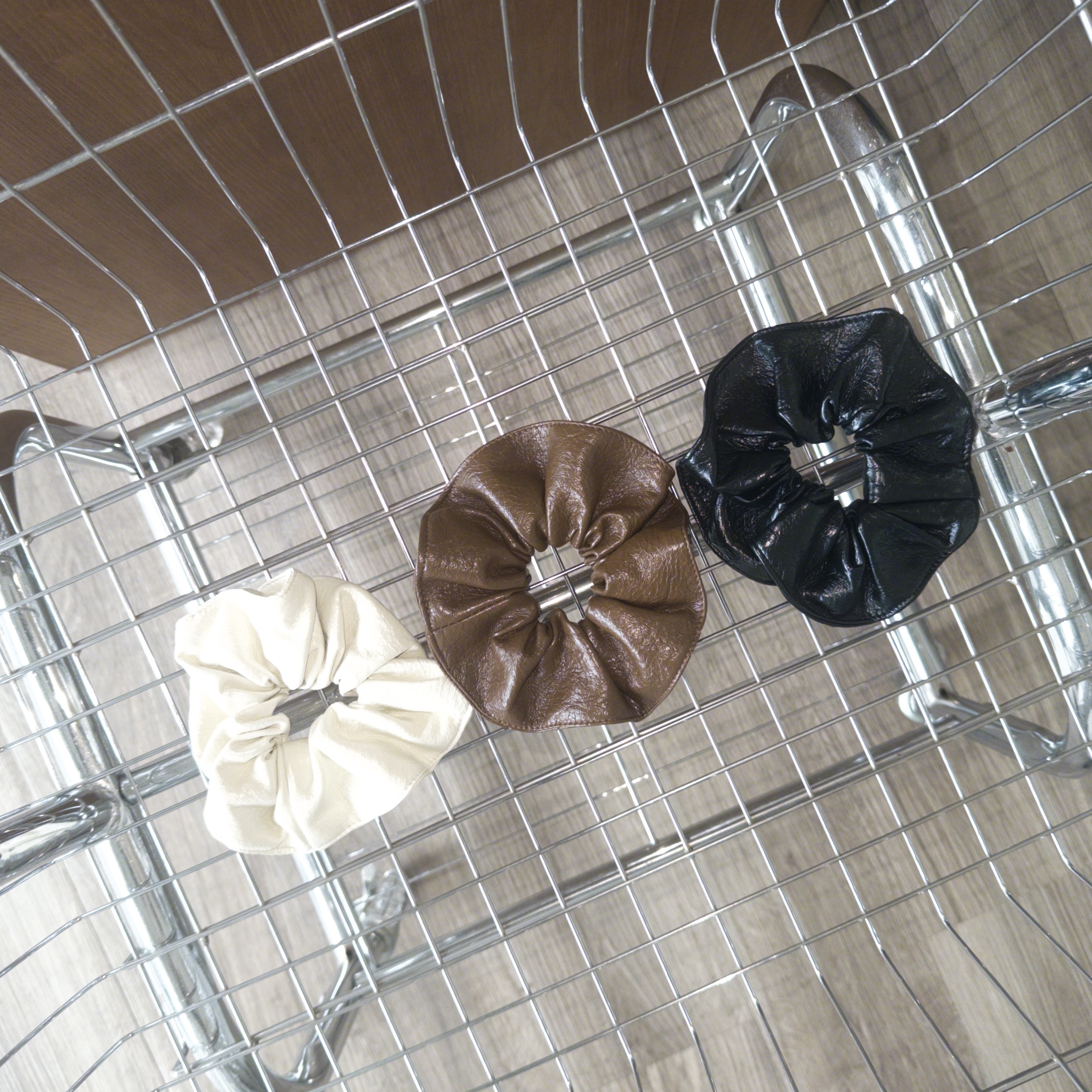 韓國軟皮革髮圈