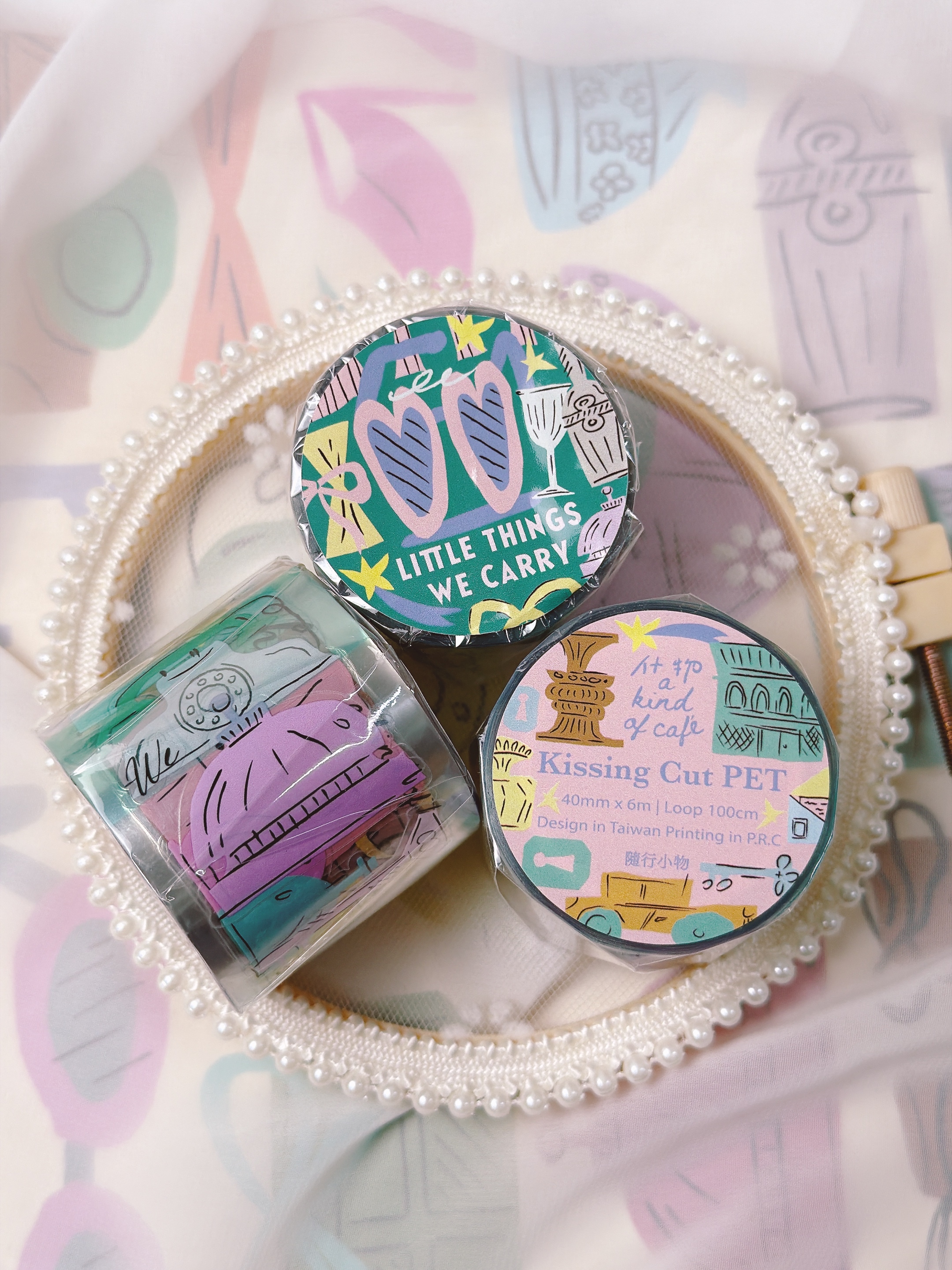 什物｜隨行小物 割型PET膠帶