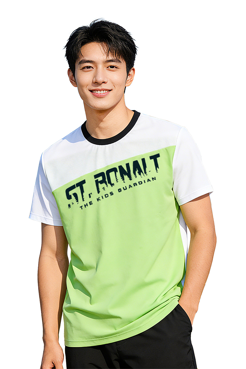 拼色涼感速乾圓領T恤｜男款 8081 (吸濕排汗、短袖、速乾衣、涼感)