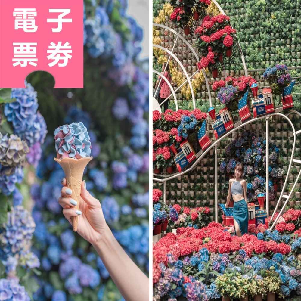 【電子票劵】苗栗｜花露農場 門票+繡球花淇淋兌換券 Ⓕ