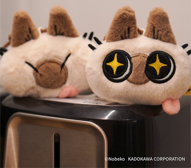 【限量販售】暹羅貓小豆泥-小豆泥的日常系列-貓貓頭毛絨吊飾盲盒（1個，8個/套）盲盒販售 隨機出貨