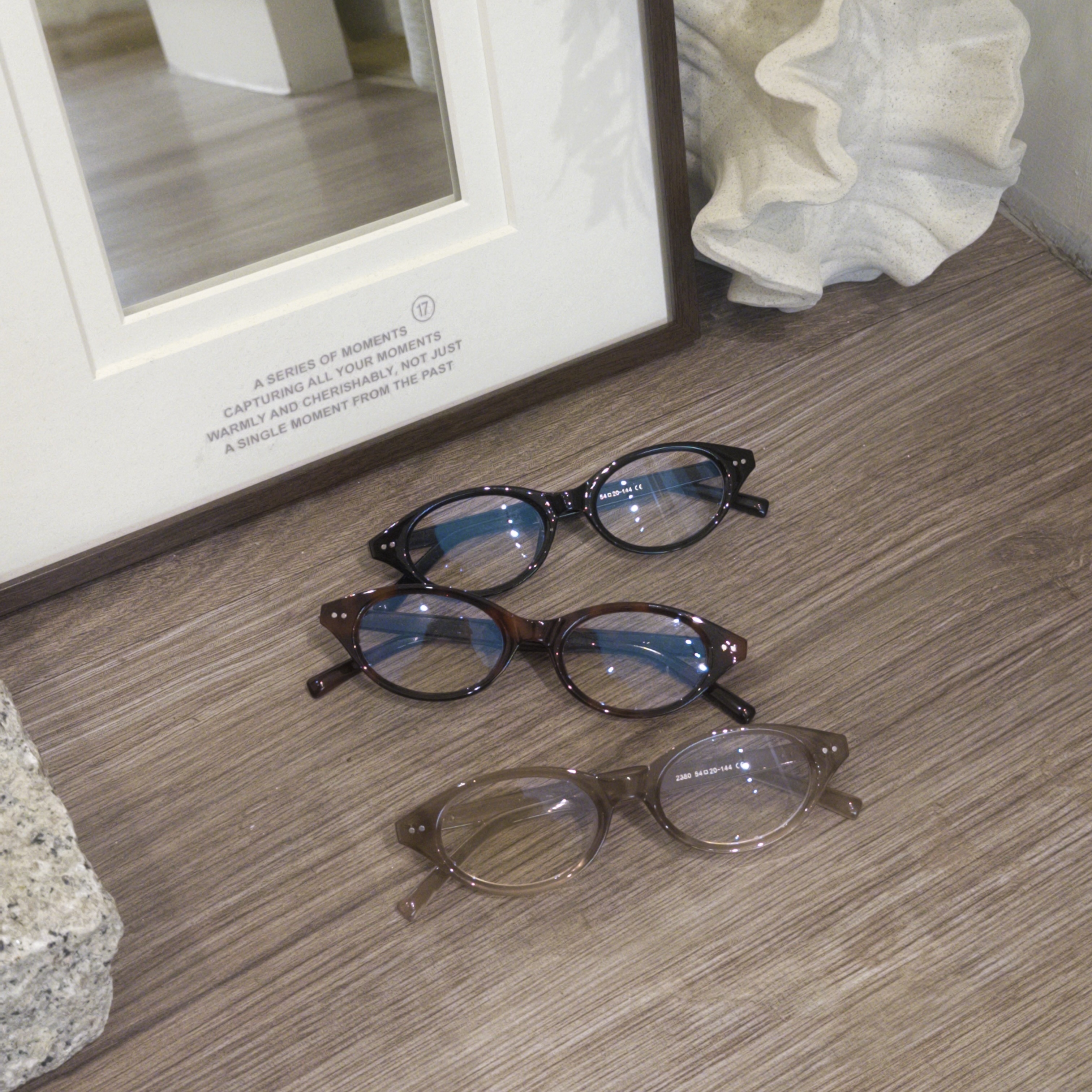 韓國橢圓框造型眼鏡