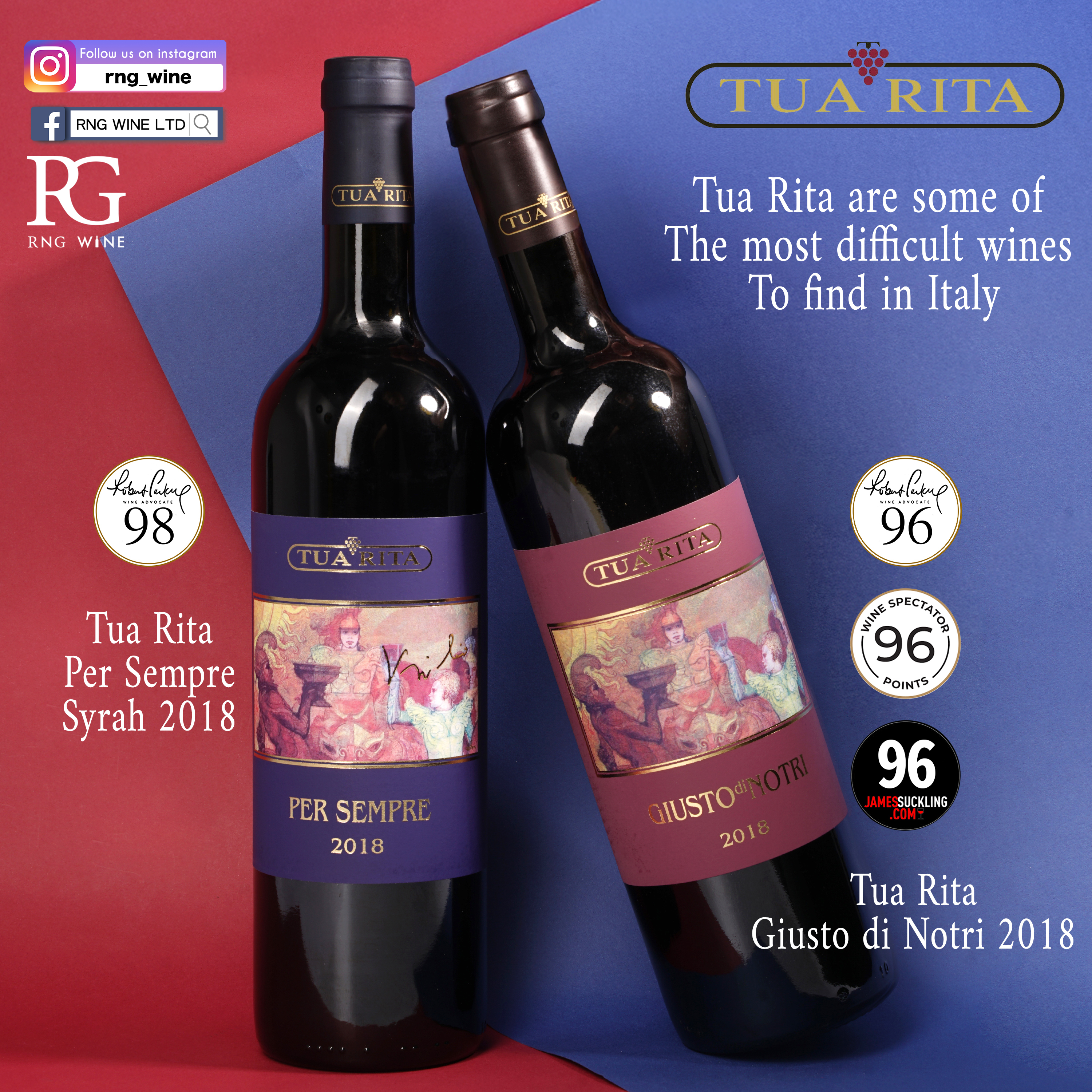 Tua Rita Per Sempre Syrah 2018 (RP98)