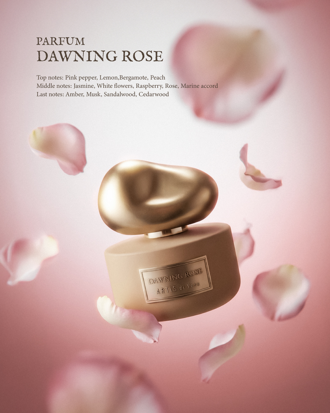 ARTiS di Voce 香精50ml - 晨曦玫瑰3303