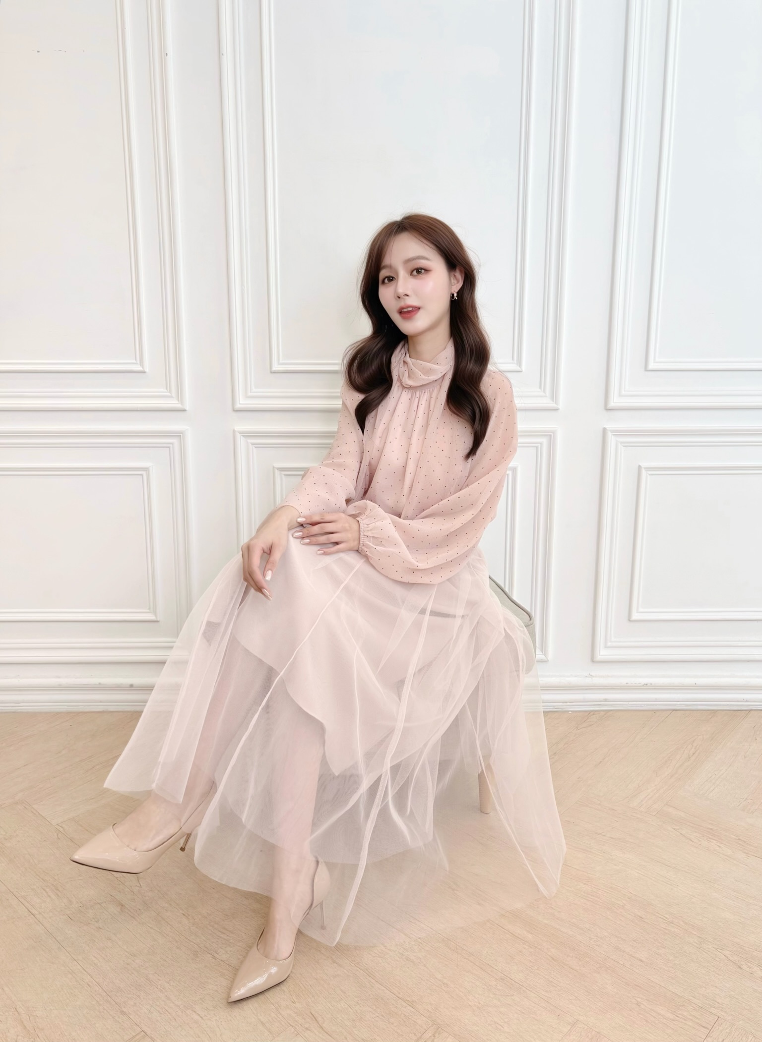 (富家千金!)多層次澎紗裙