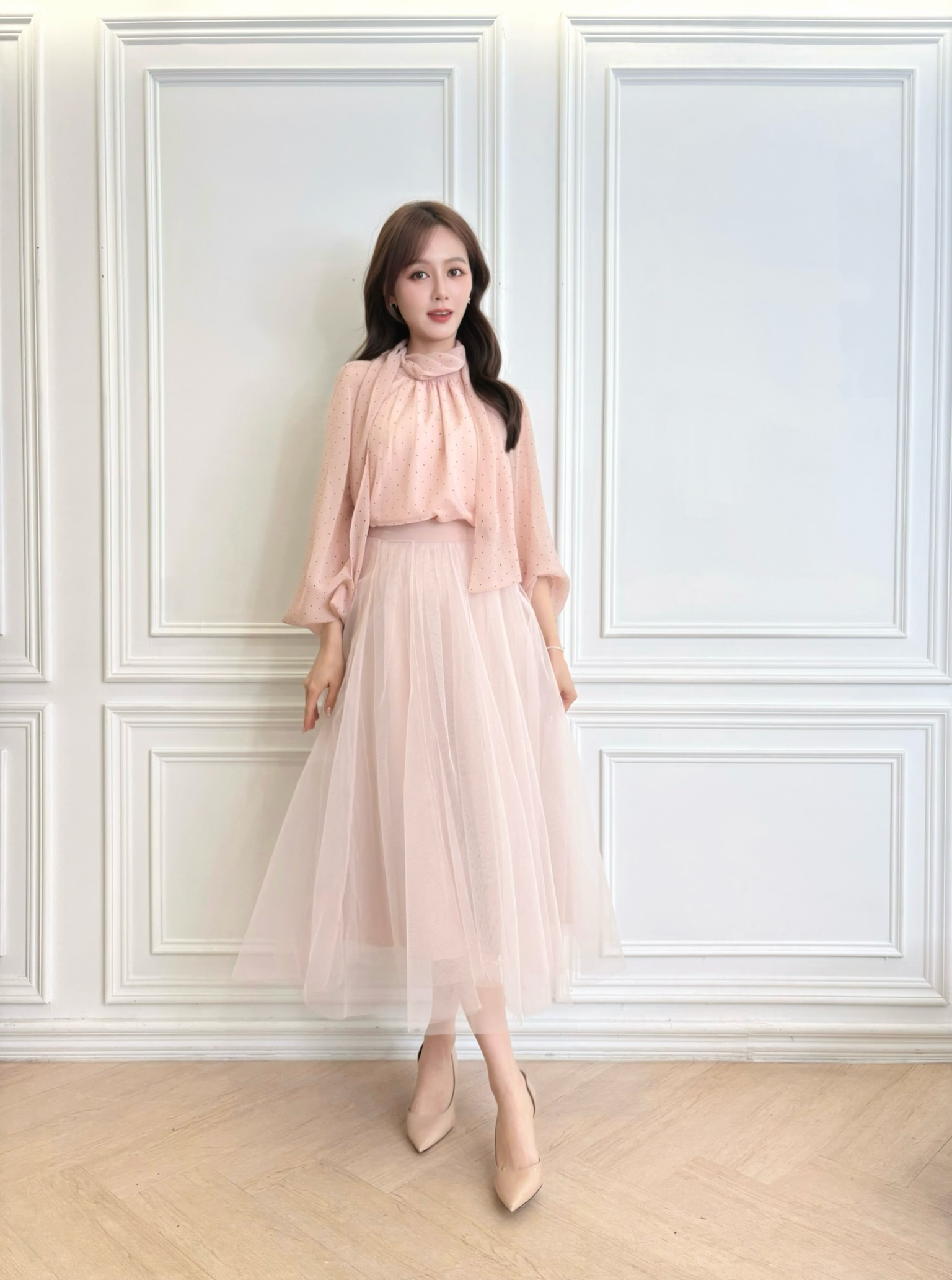 (富家千金!)多層次澎紗裙