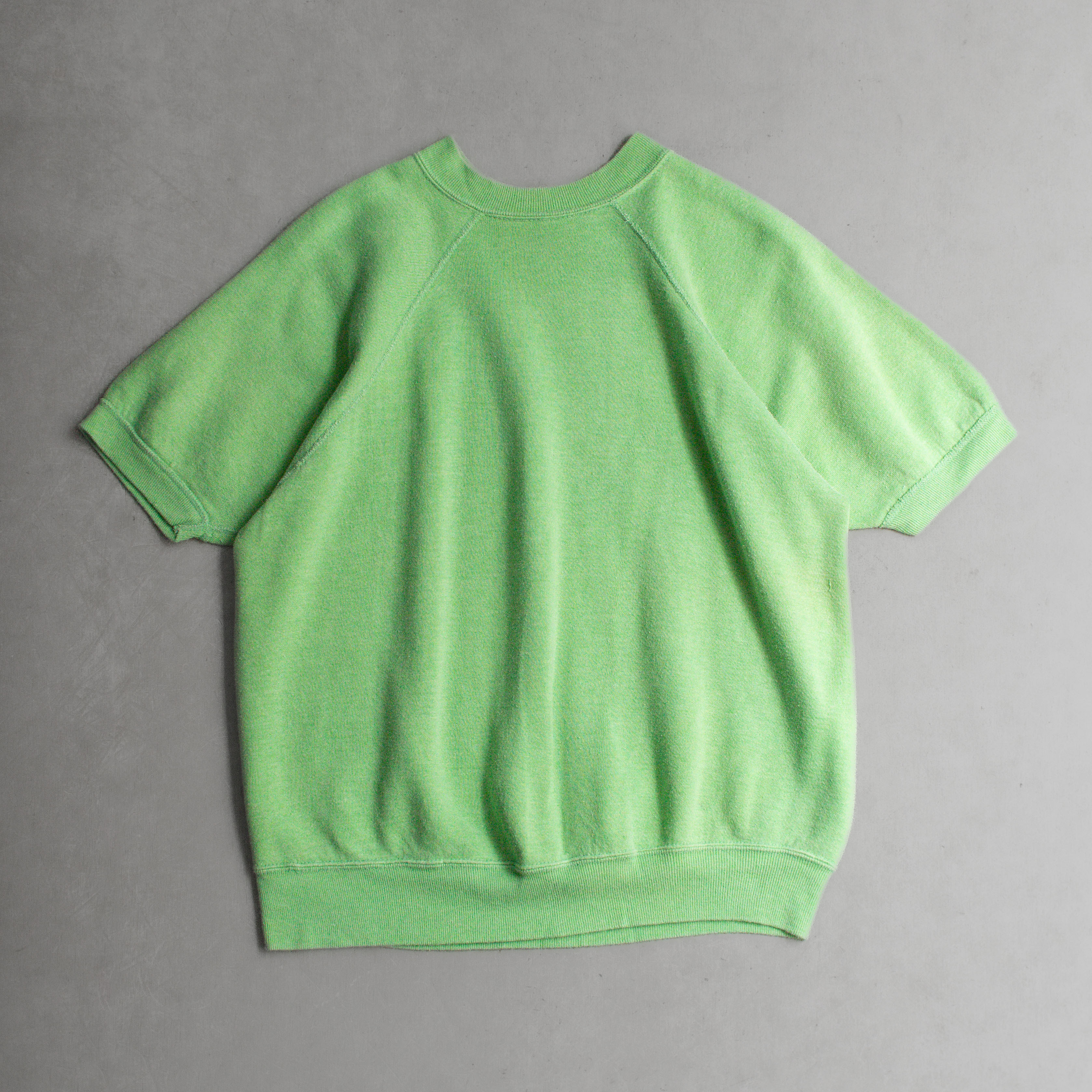 60S VINTAGE S/S SWEATSHIRT 美國 綠色 拉克蘭 短袖 大學T