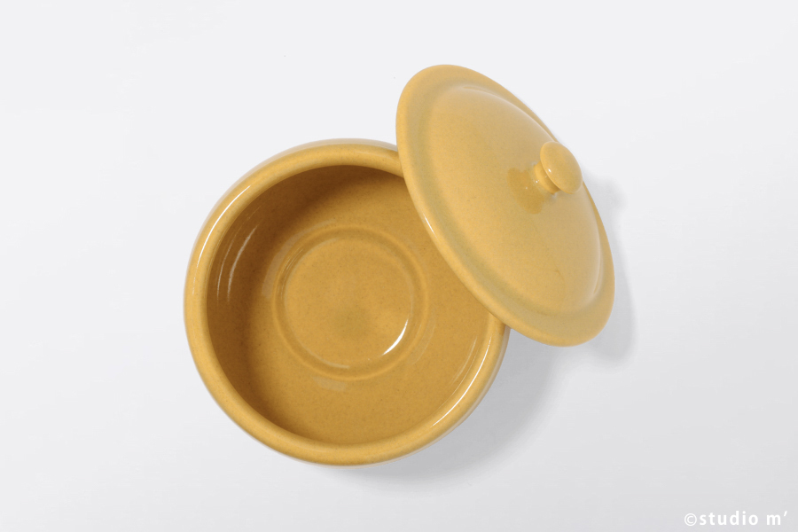(尚未到貨)STUDIO M' - Meme 家常蓋碗 / 山吹黃 / 附蓋