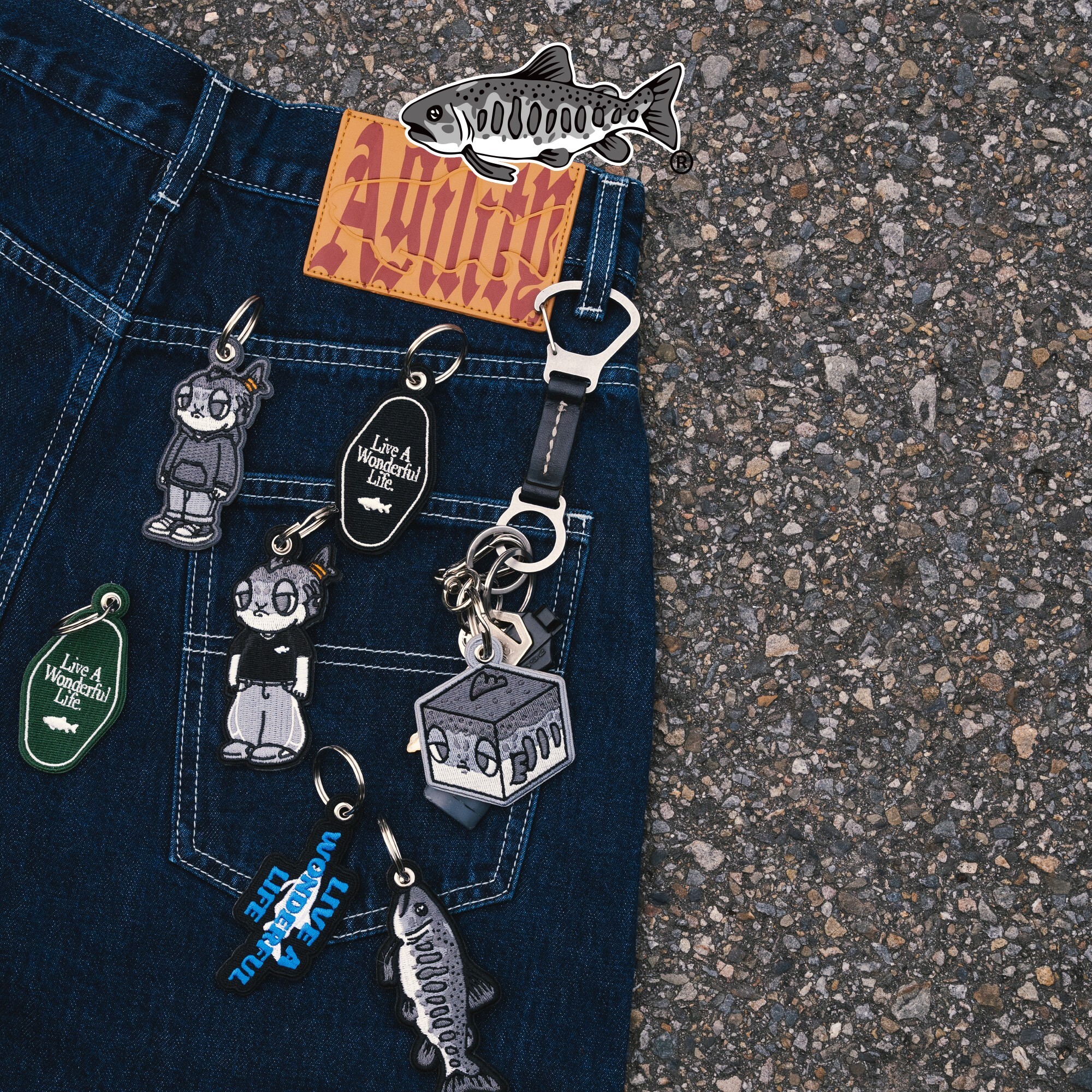 AGILITY HOUSE - Embroidery Keychain 品牌 鑰匙圈 [AH-4P]