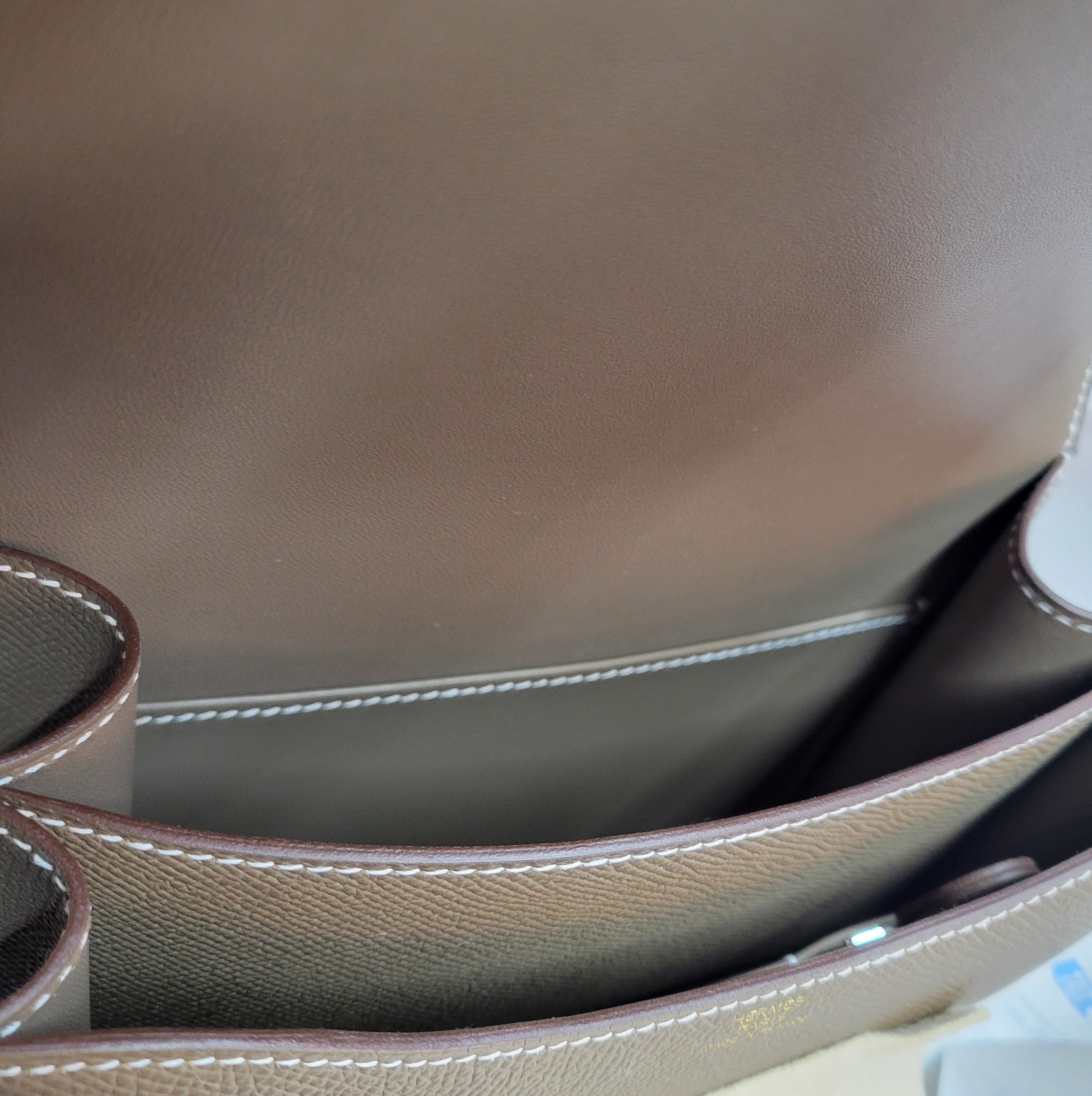 HERMES Mini Constance ETOUPE CC EPSOM 大象灰金扣 (有鏡)