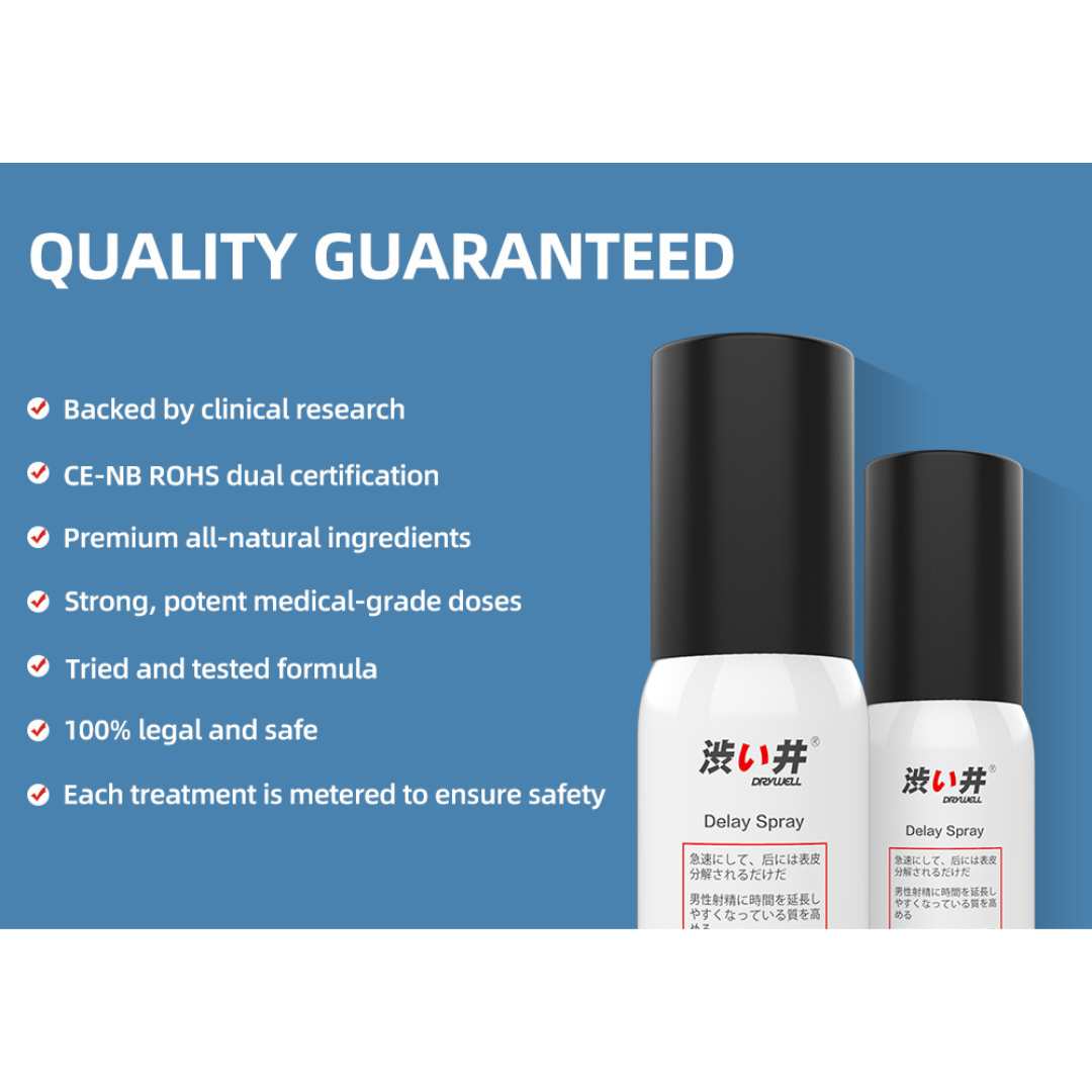 Drywell 升級溫和天然配方 男士延遲噴霧 - 15ml