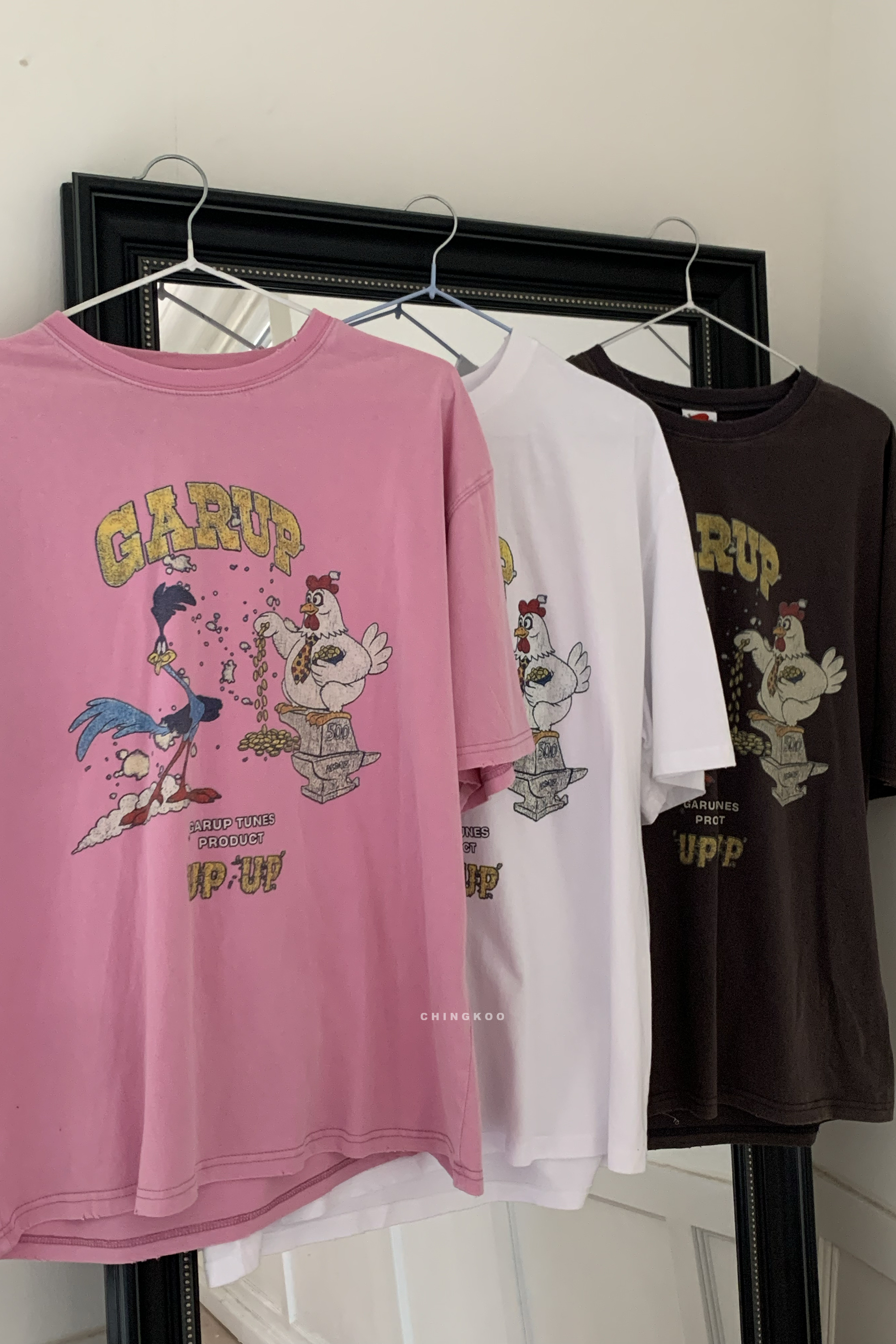 April｜美式復古印花短t 3色