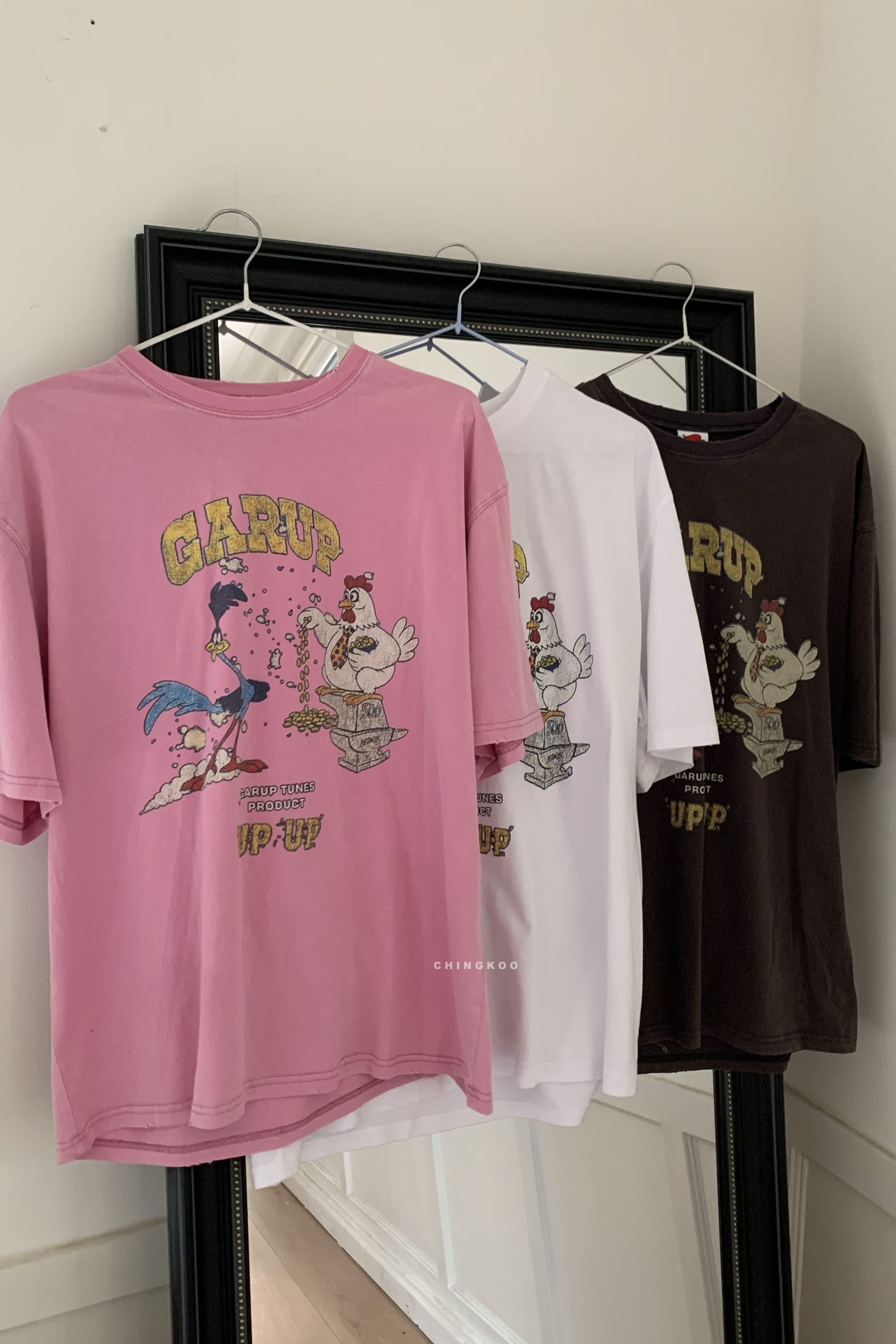 April｜美式復古印花短t 3色