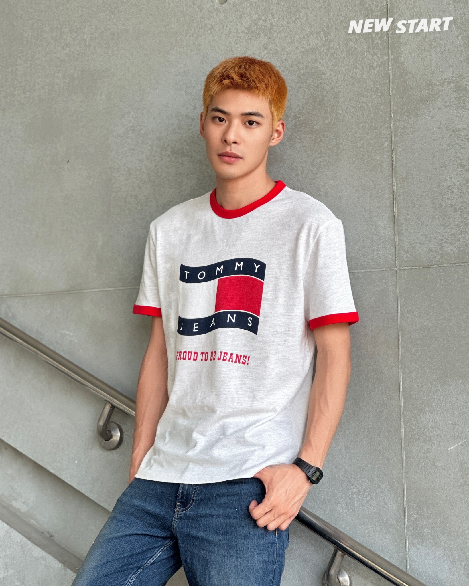 Tommy Jeans 滾邊 大國旗 短袖上衣 短T