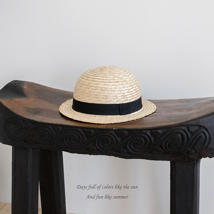 正韓夏mkids 夏季優雅草帽