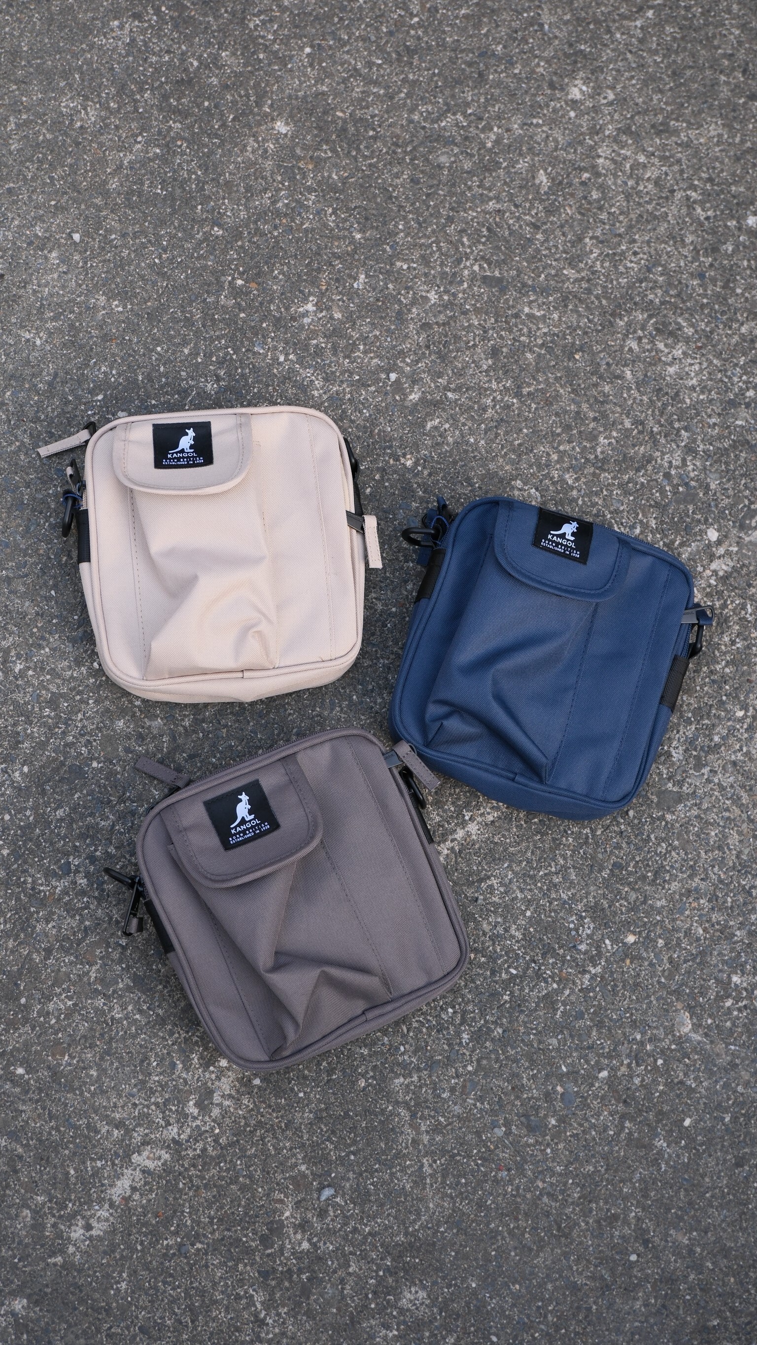 KANGOL 袋鼠 口袋 旅行 側背包 小方包 66251701