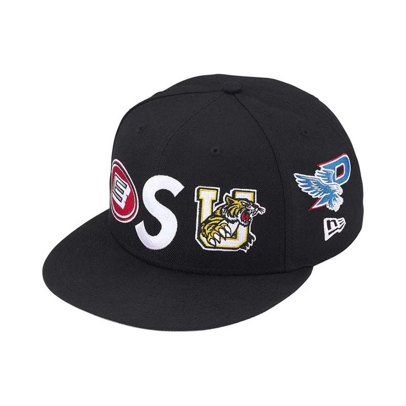 Supreme Mascots S Logo New Era 電繡 棒球帽 帽子 黑色 SS26H19-BK [台灣現貨]