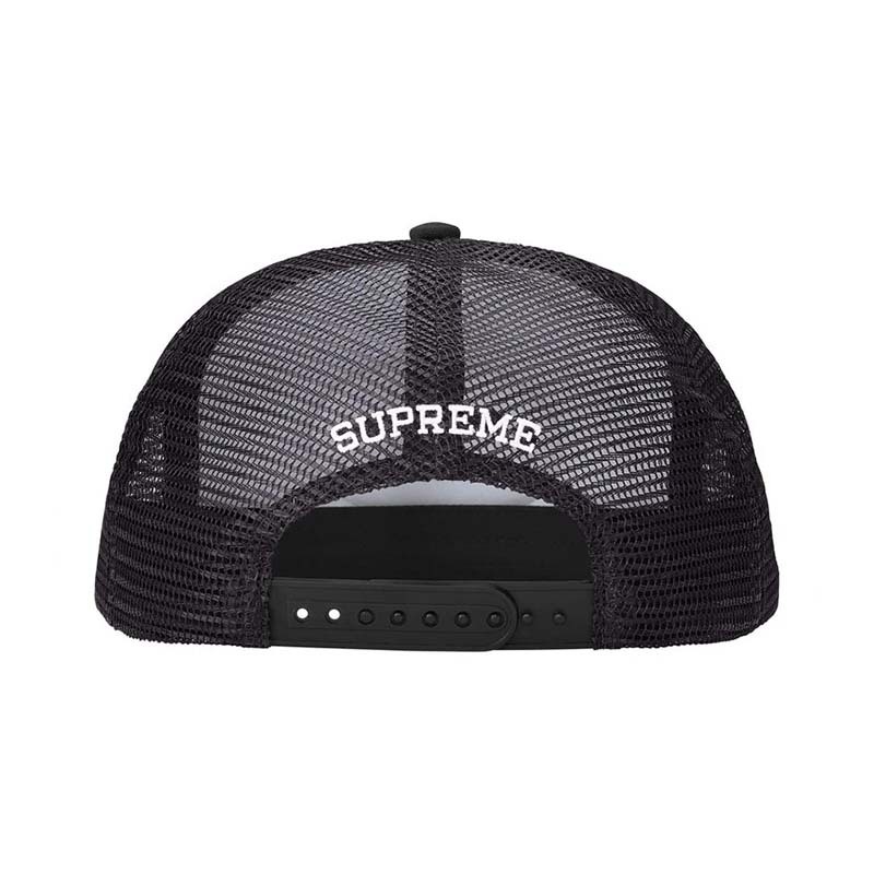 Supreme x Playboy Mesh Back 5-Panel 卡車帽帽子黑色SS26H95-B
