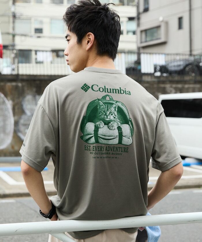"代購" Columbia × FREAK'S STORE 聯名 Imperial Park 貓咪背圖 短踢