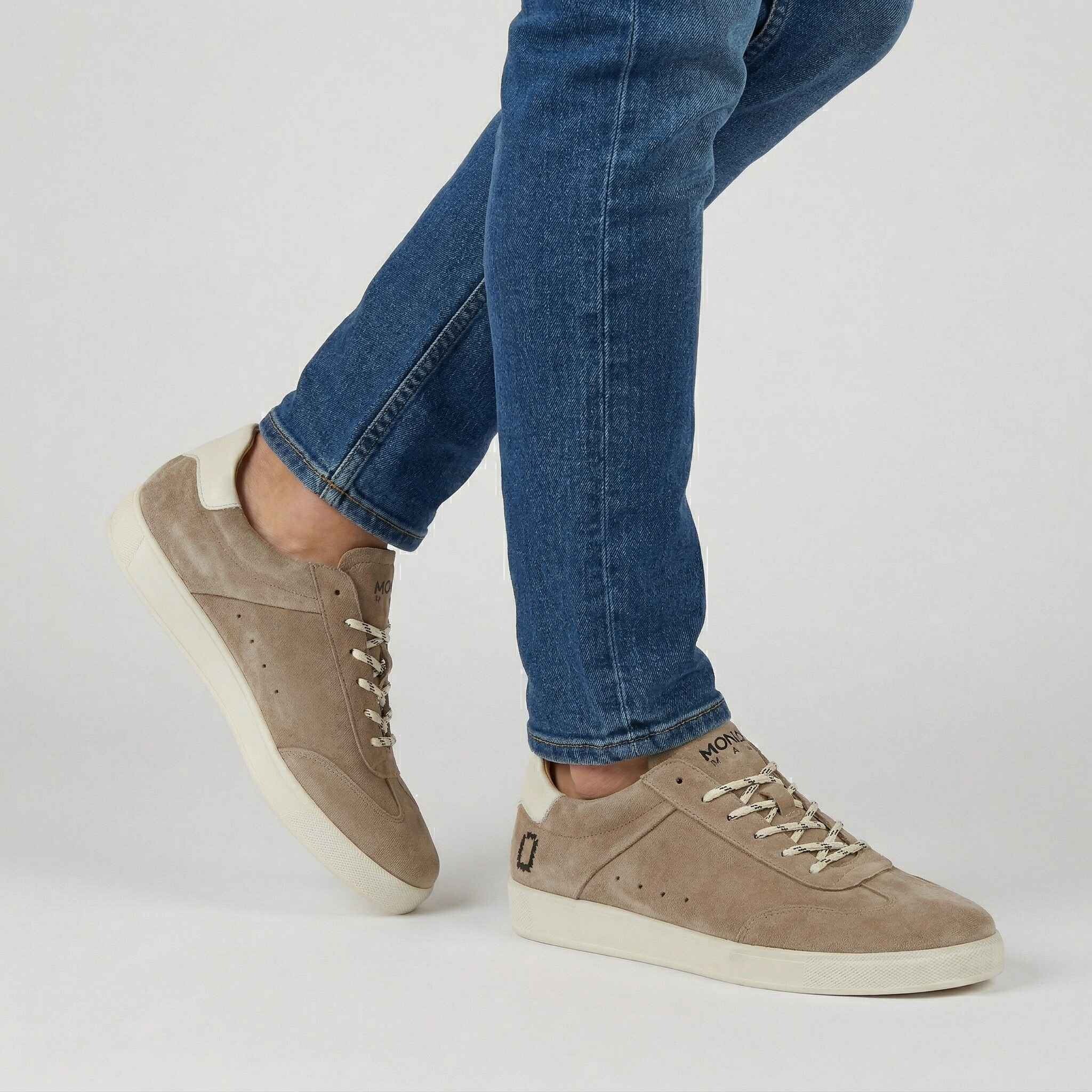 【 MONOWAY 】義大利復古設計｜GORDON 196 淺棕色 休閒運動鞋 男鞋