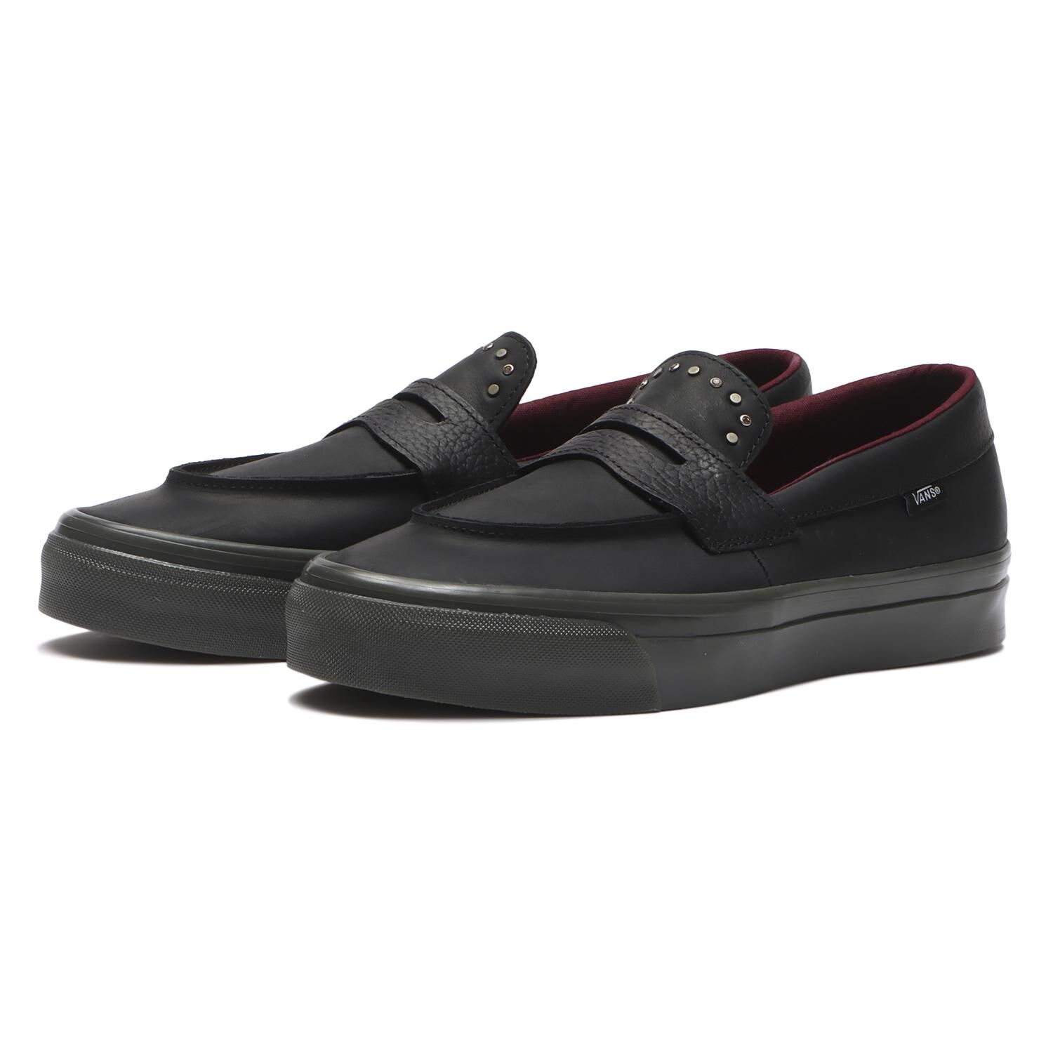 Vans Premium Loafer 53 日本限定 黑色 鉚釘 復古 男女 樂福鞋 VN000VATBLK