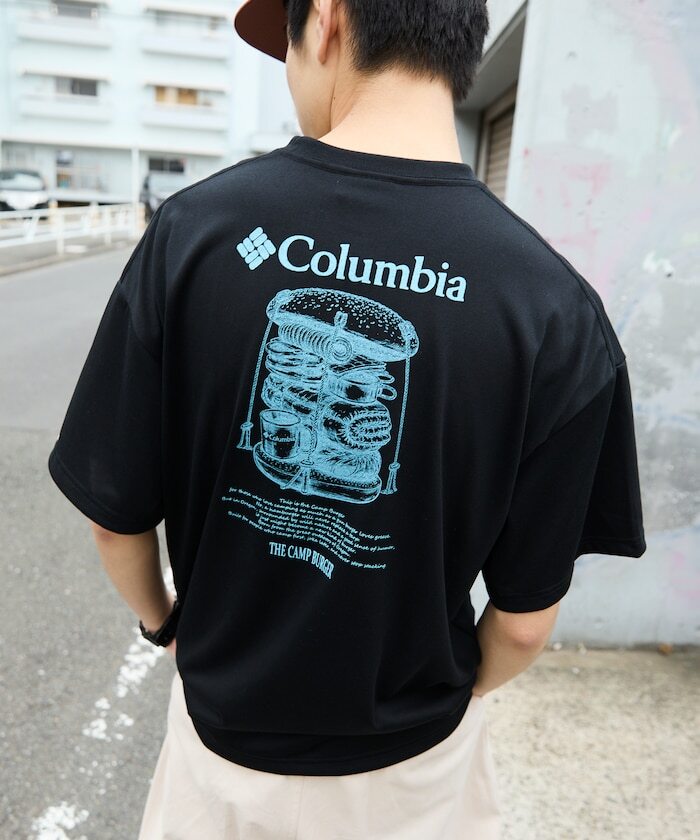 "代購" Columbia × FREAK'S STORE 聯名 Imperial Park 漢堡背圖 短踢