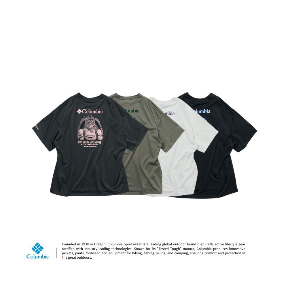 "代購" Columbia × FREAK'S STORE 聯名 Imperial Park 貓咪背圖 短踢