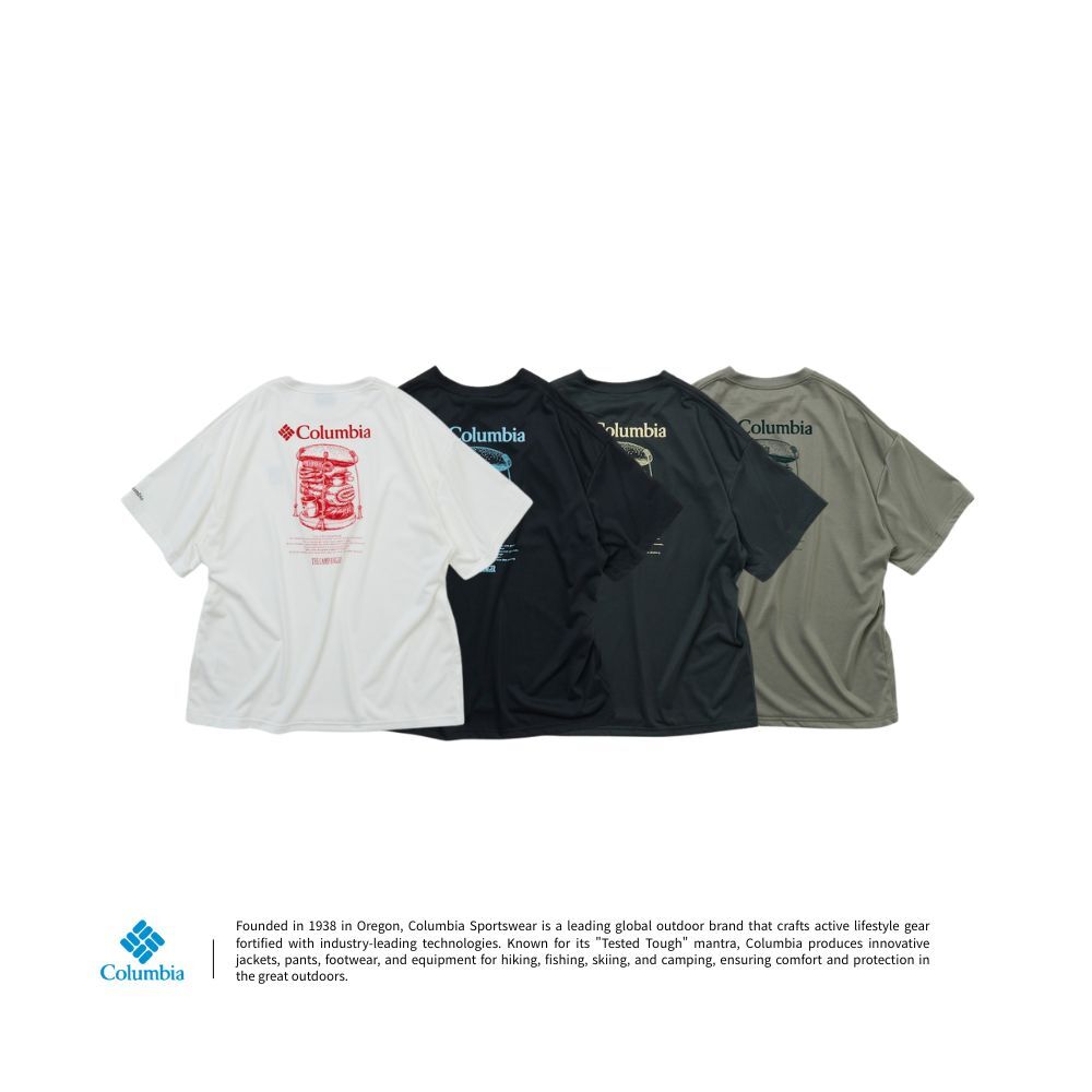 "代購" Columbia × FREAK'S STORE 聯名 Imperial Park 漢堡背圖 短踢