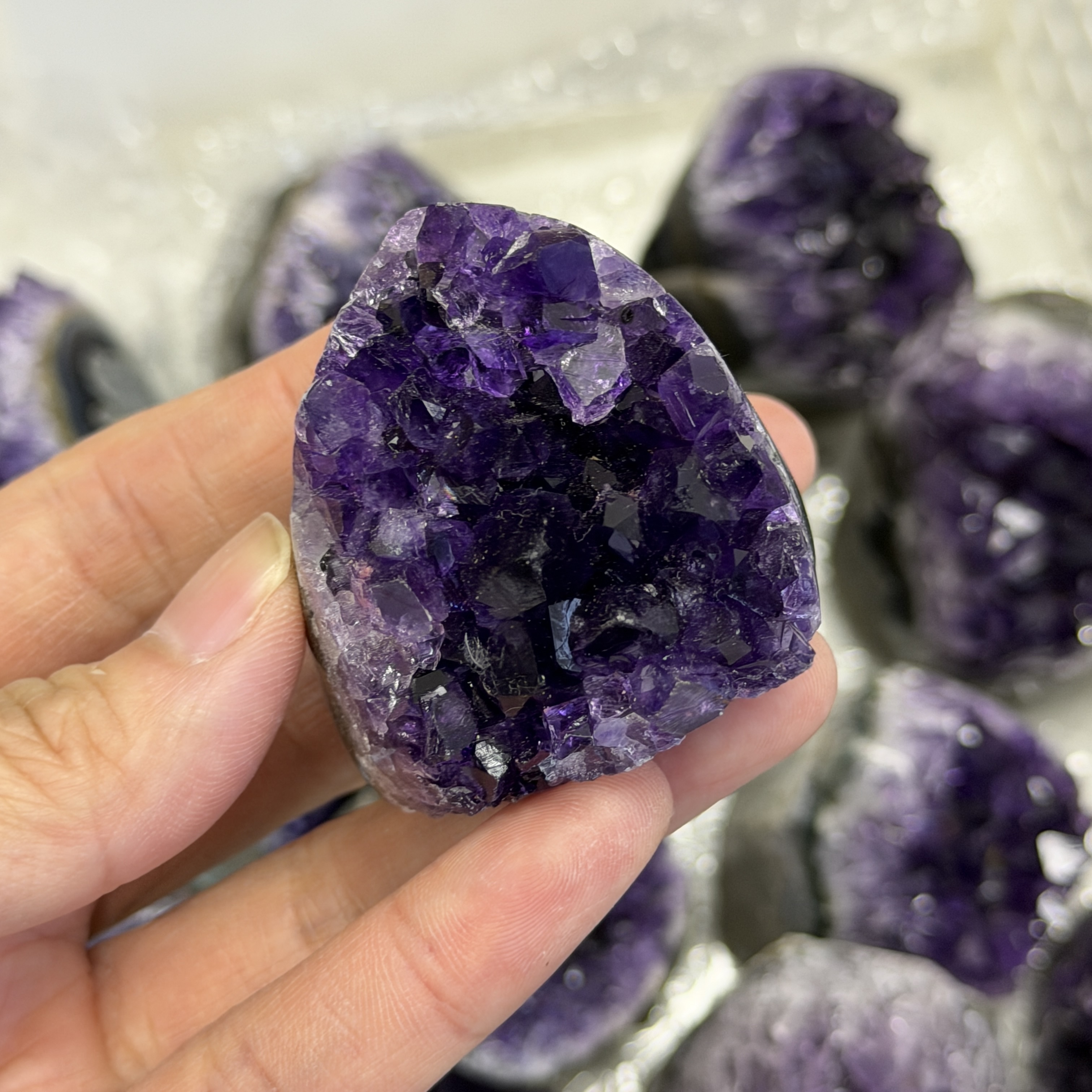 頂級色小紫晶簇（隨機發貨）