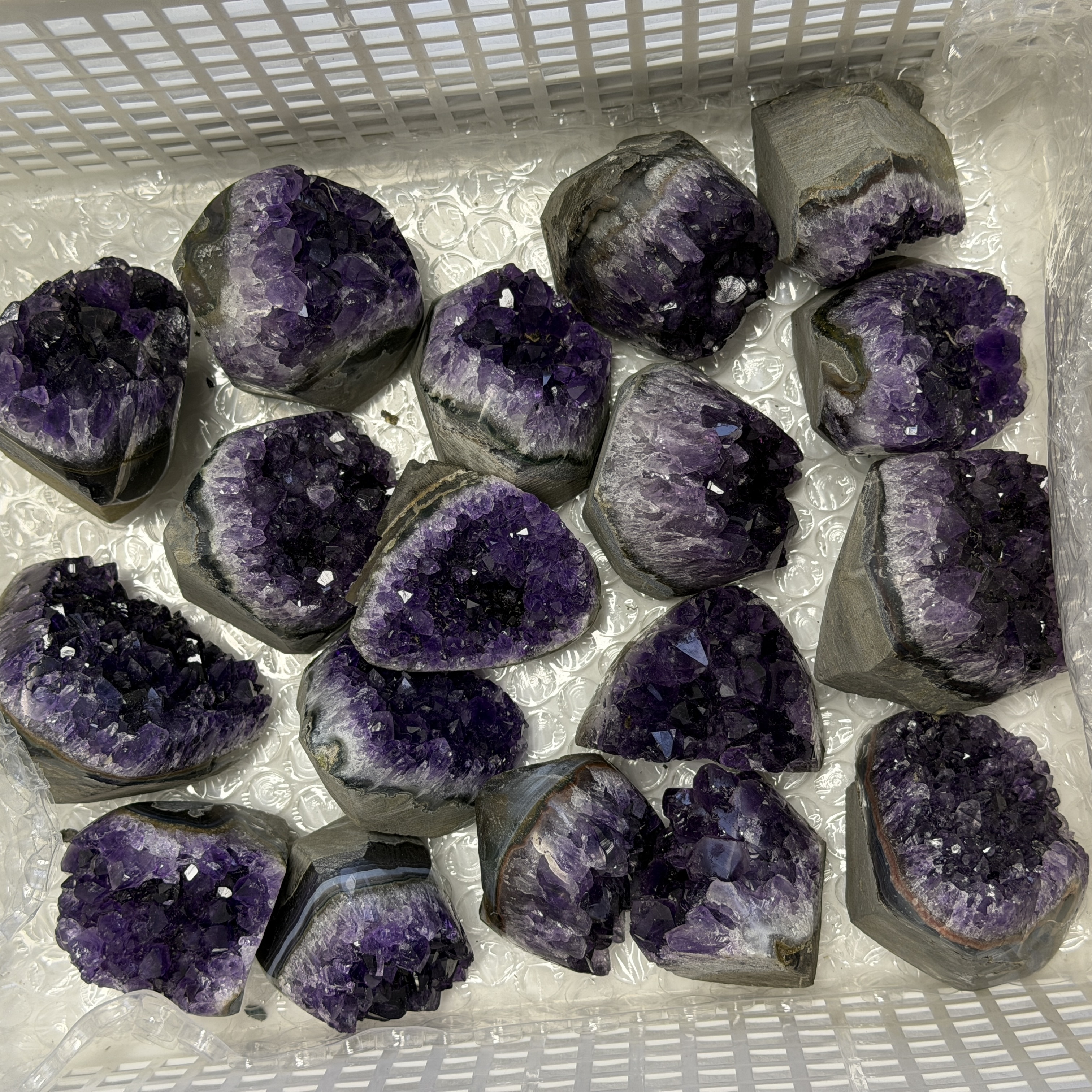 頂級色小紫晶簇（隨機發貨）