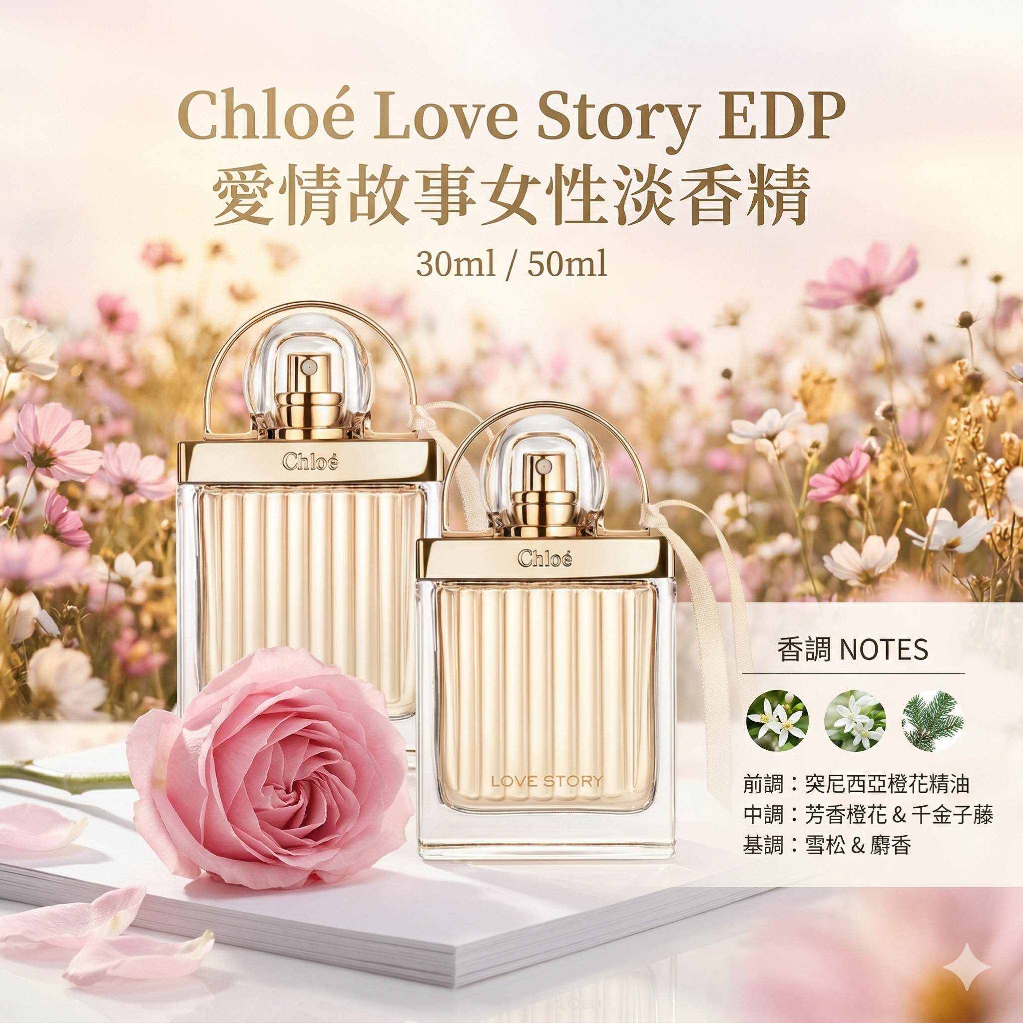 【團購】AC021507 Chloé Love Story EDP 愛情故事女性淡香精