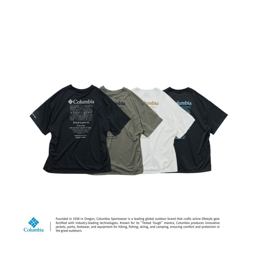 "代購" Columbia × FREAK'S STORE 聯名 Imperial Park 地理座標背圖 短踢