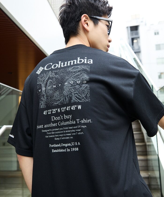 "代購" Columbia × FREAK'S STORE 聯名 Imperial Park 地理座標背圖 短踢