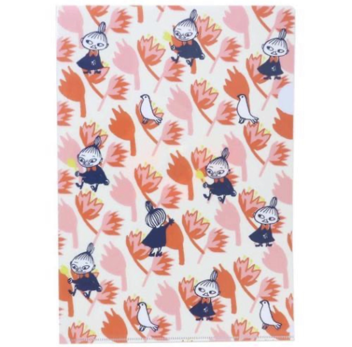 JP 阿美 花花密集式雙層 A4 File 橙紅 7957 TK260409