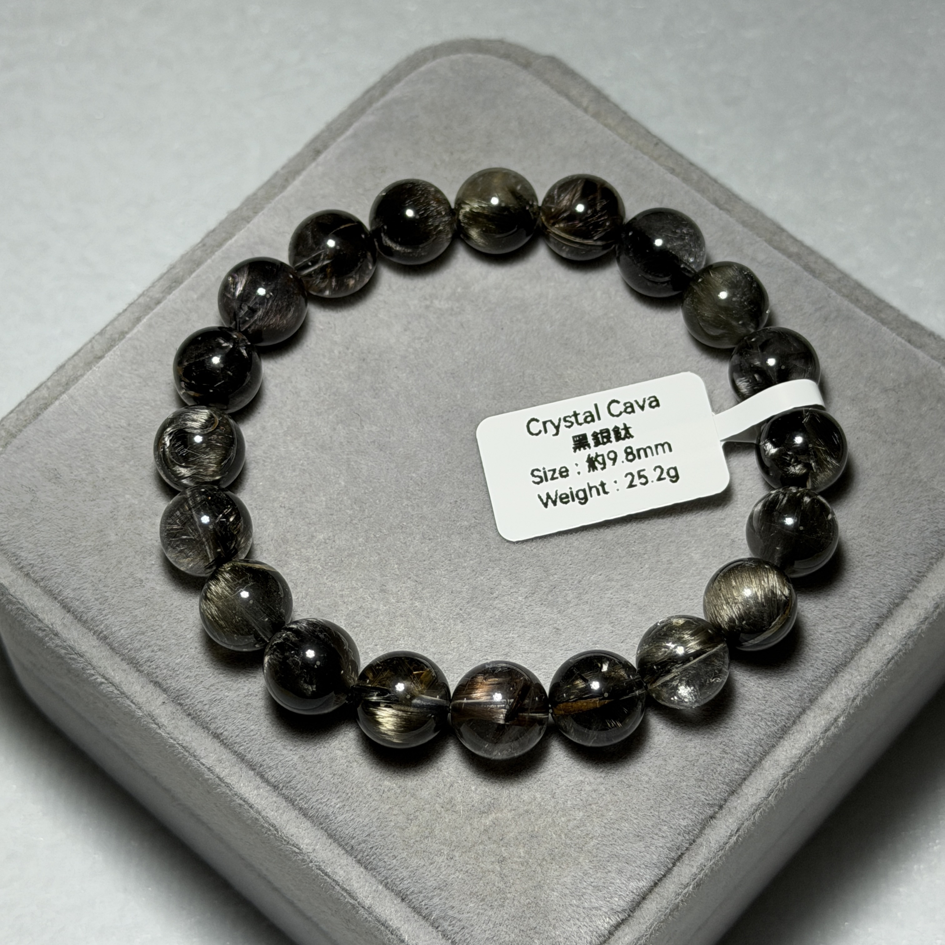 極高級黑銀鈦 約9.8mm DF1836