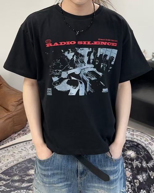 英文字圖案短袖Tee GARMENTS-072T