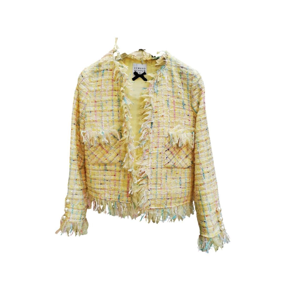 1EA0408-020 [EDWARD ACHOUR] Jacket Yellow #100109/1008 (EU)
