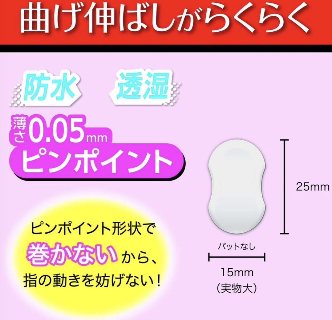 【多莉推薦】JP 超薄型防水防乾裂傷口膠布 30枚 0.05mm 6078 TK260409