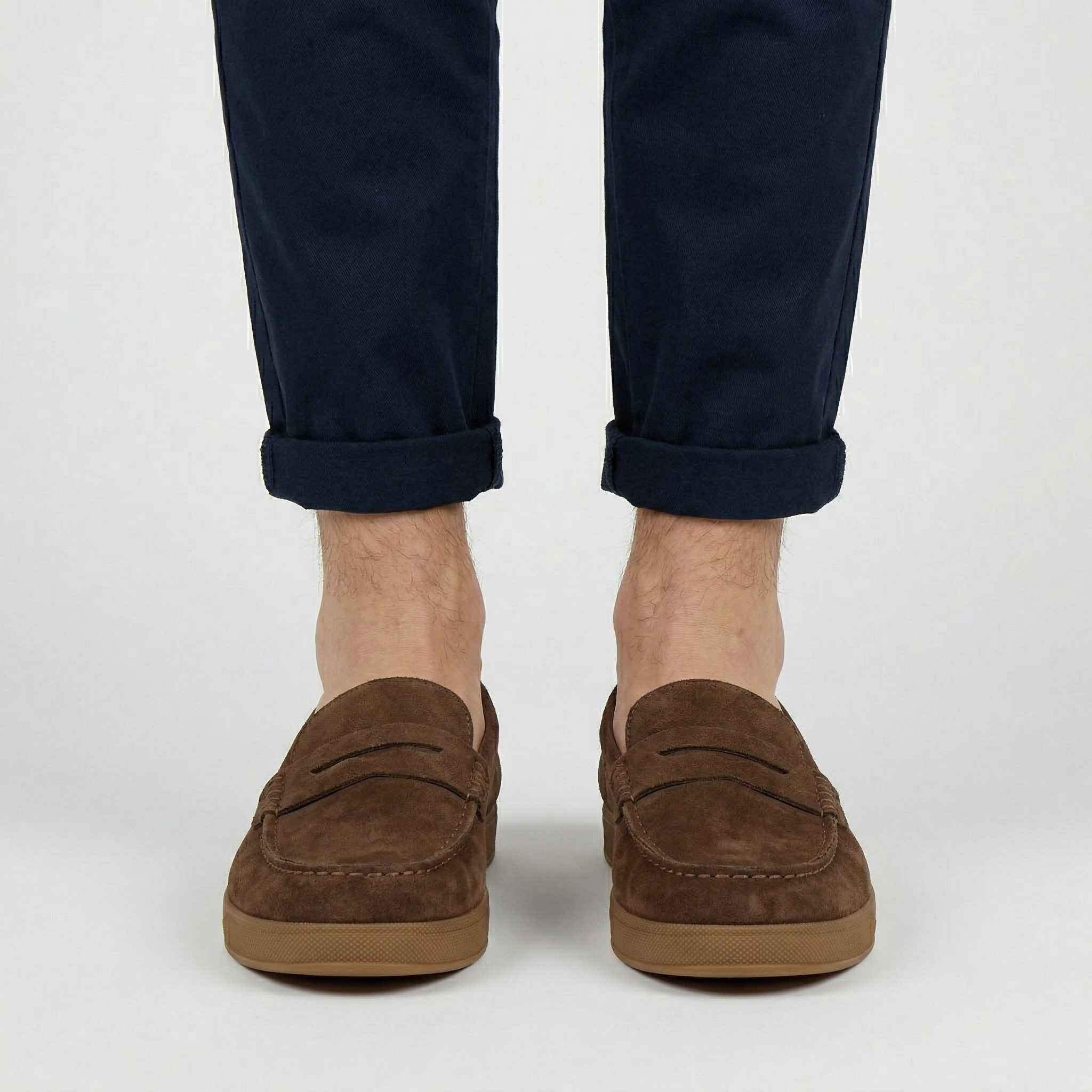 【 MONOWAY 】義大利復古設計｜ROBIN 184 深棕色 休閒運動鞋 男鞋