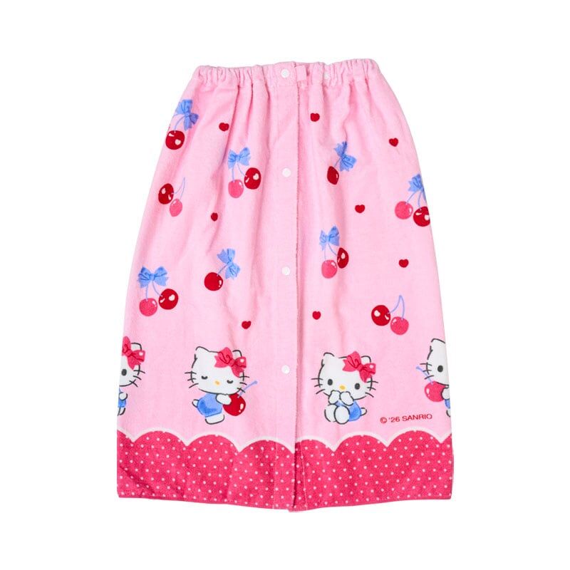 日本 Sanrio 啪鈕圍身毛巾 (70cm)