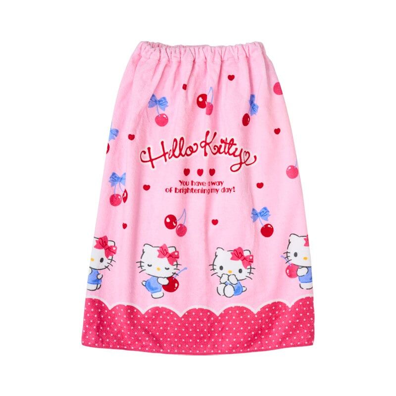 日本 Sanrio 啪鈕圍身毛巾 (70cm)