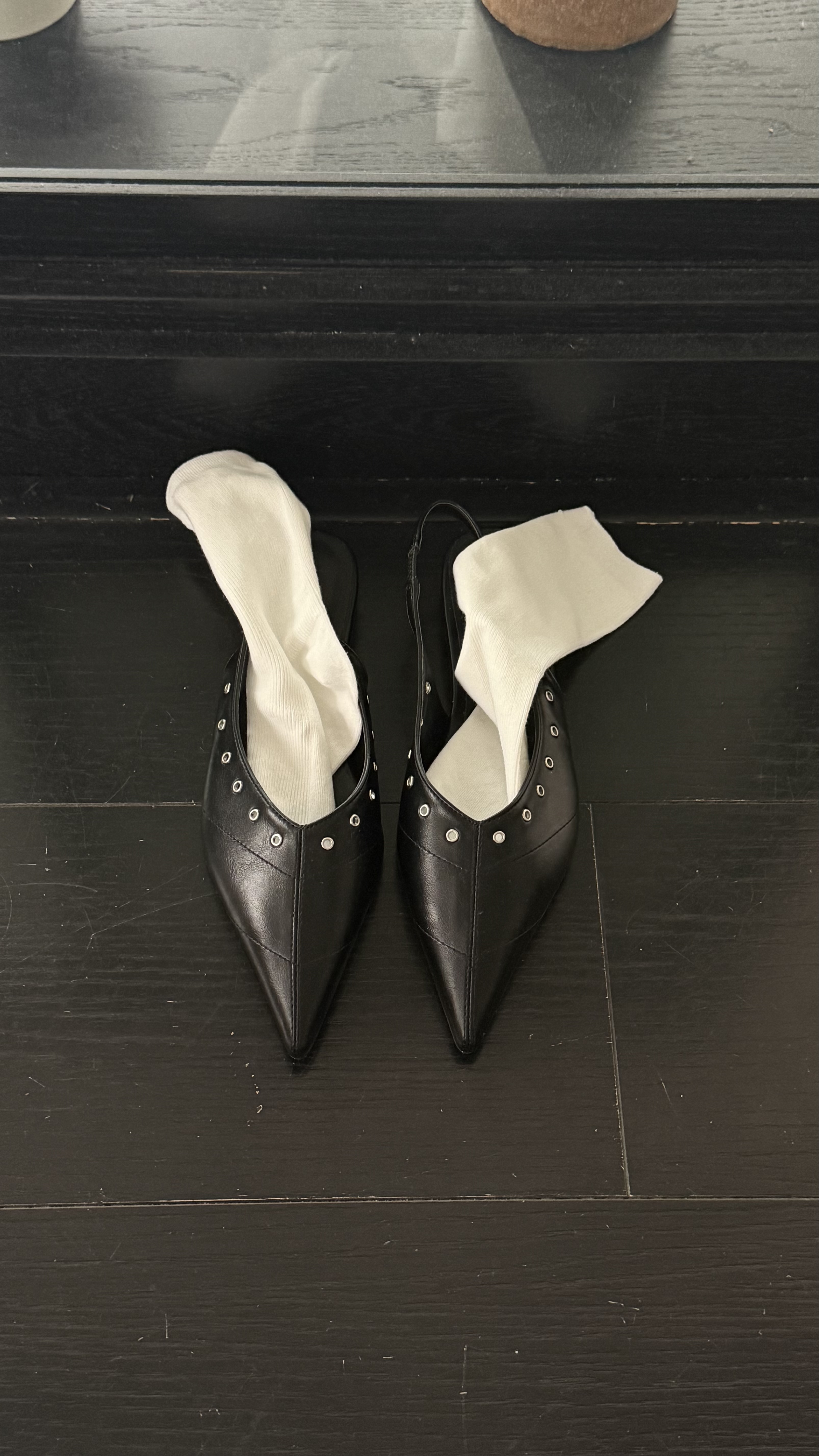 法式尖頭卯丁平底鞋