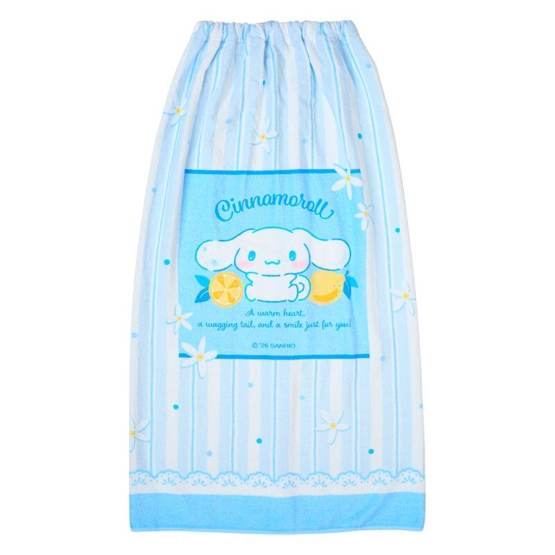 日本 Sanrio 啪鈕圍身毛巾 (100cm)