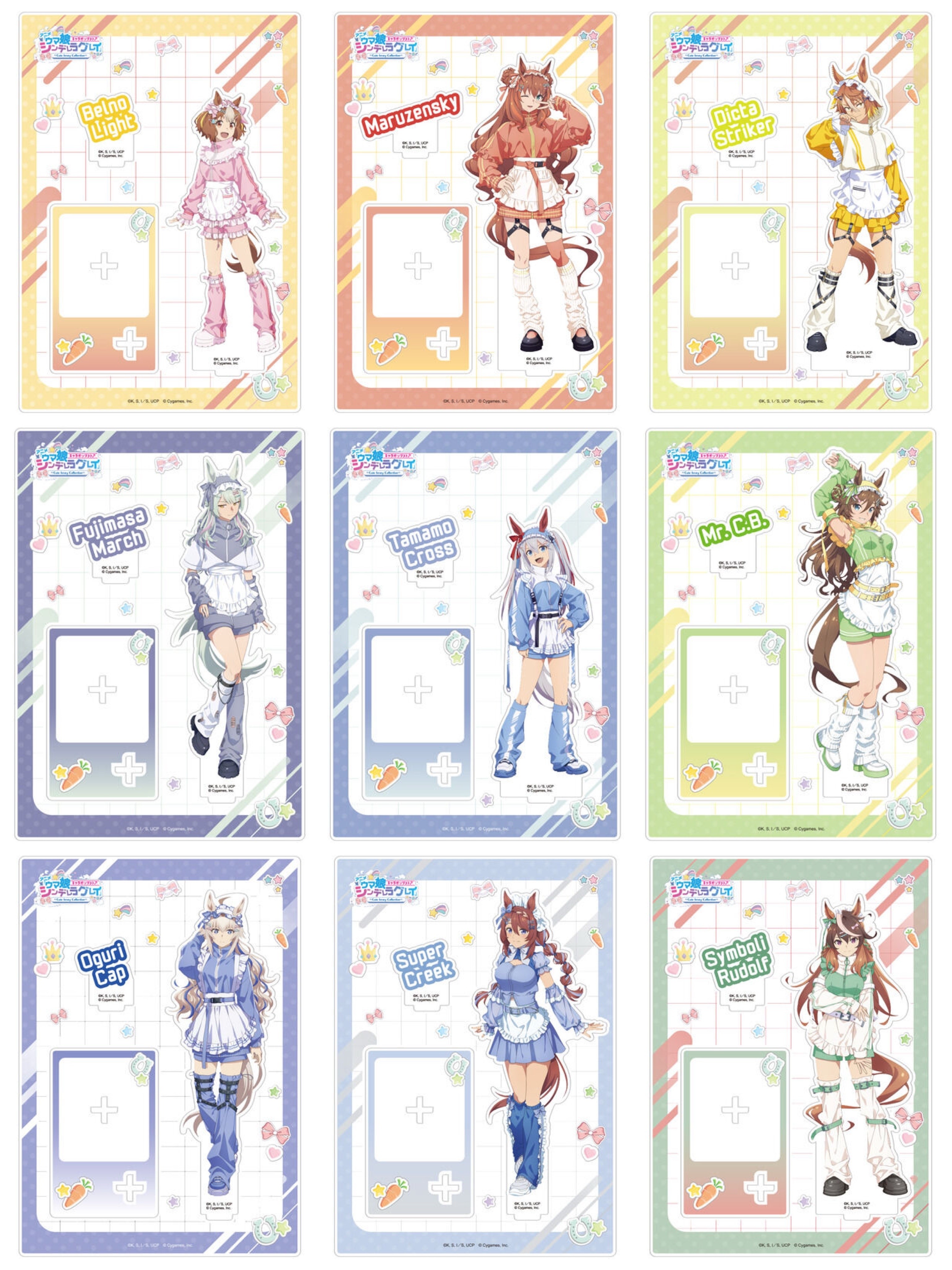 247927 Pbandai 預訂 2026/7月 アニメ『ウマ娘 シンデレラグレイ』 キャラポップストア ～Cute Jersey Collection～ アクリルスタンド