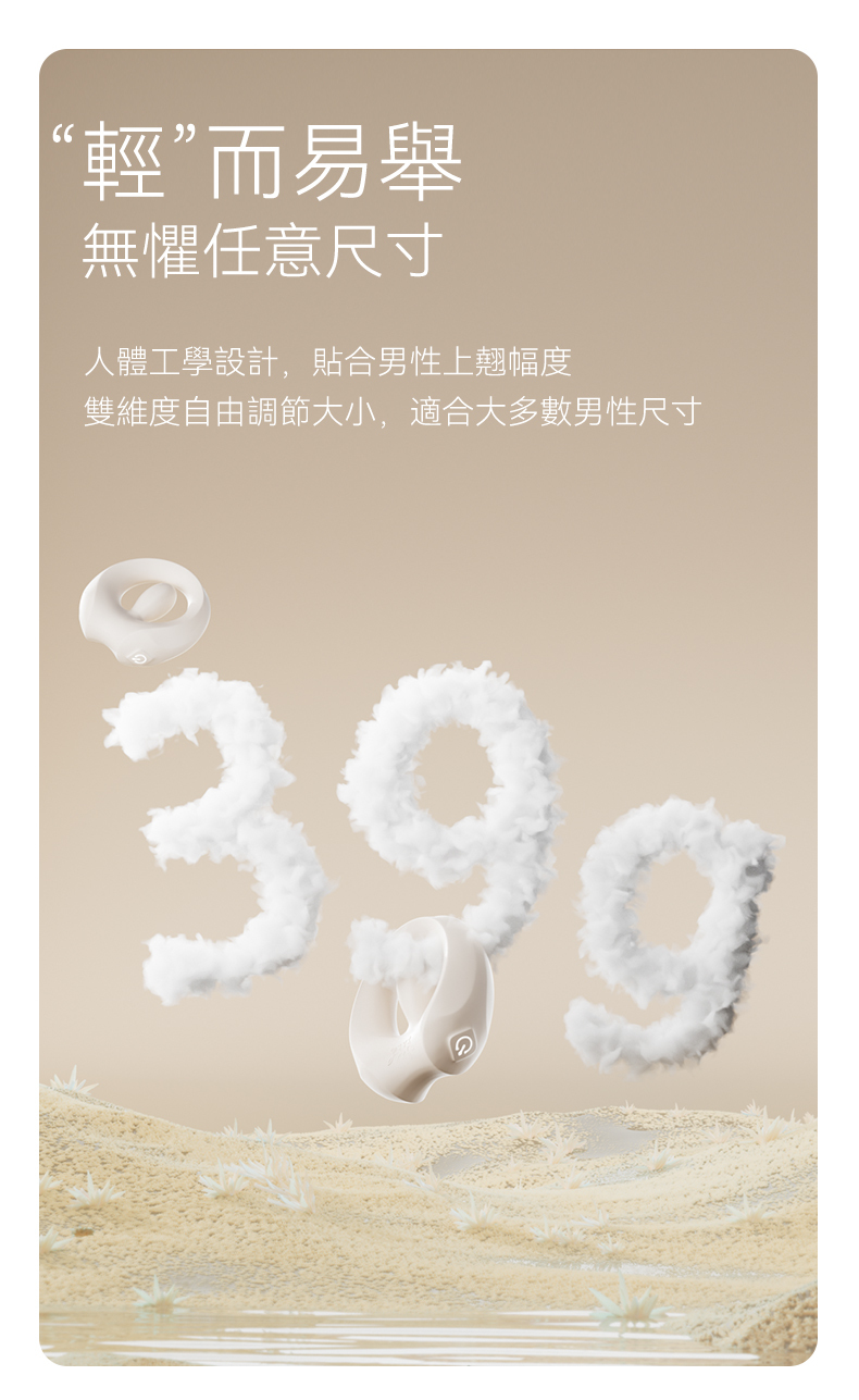 配戴舒適適合亞洲男性尺寸